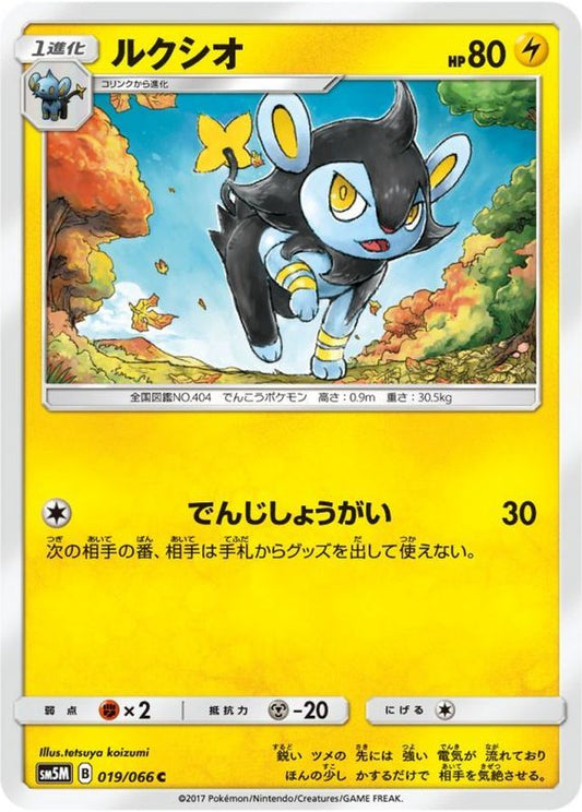 ルクシオ【C】{019/066}[sm5](Luxio)