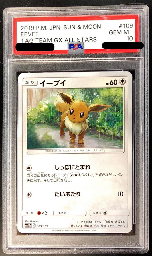〔PSA10鑑定済〕イーブイ【-】{109/173}[PSA](Eevee)