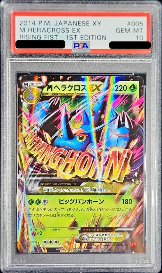 〔PSA10鑑定済〕MヘラクロスEX【RR】{005/096}[PSA](Heracross)