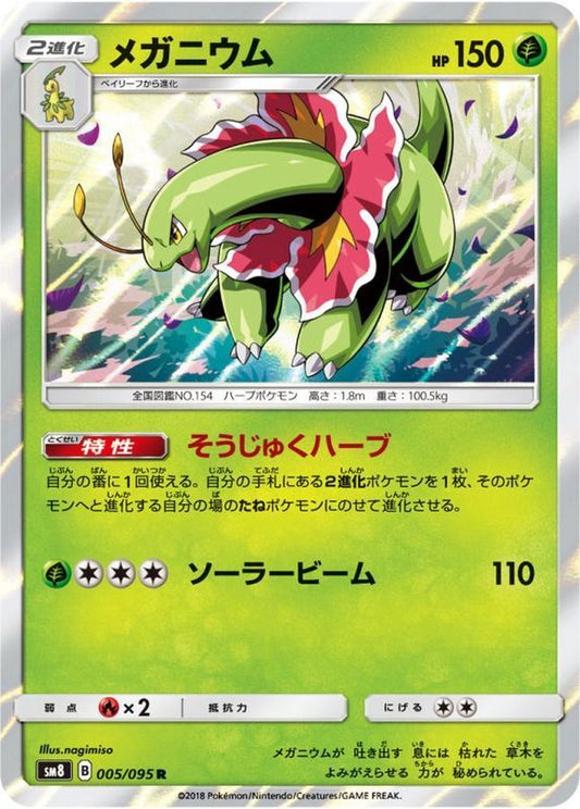 メガニウム【R】{005/095}[sm8](Meganium)