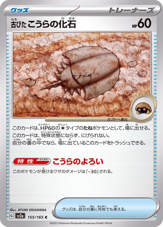古びたこうらの化石【C】{155/165}[SV2a]