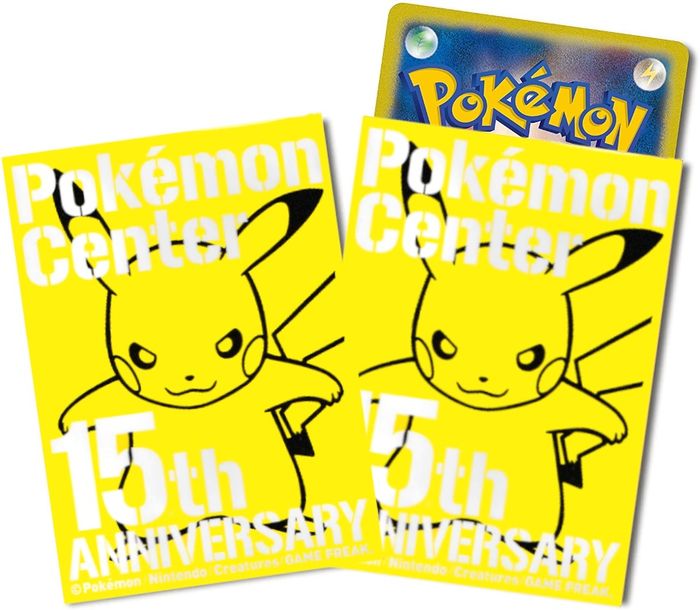 デッキシールド『Pokemon Center 15th ANNIVERSARY(ピカチュウ)』64枚入り【サプライ】{-}[supply]