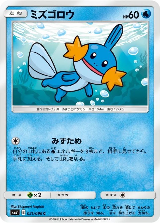 ミズゴロウ【C】{021/096}[sm7](Mudkip)