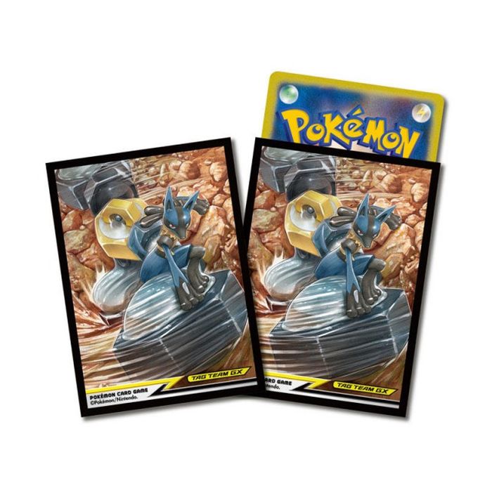 デッキシールド『ルカリオ＆メルメタルGXTAGTEAMGX』64枚入り【サプライ】{-}[supply]