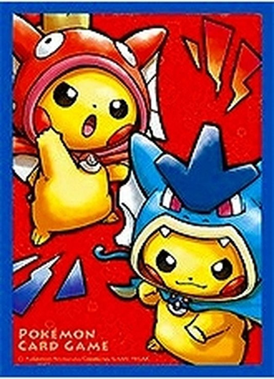 デッキシールド『コイキングごっこ＆ギャラドスごっこピカチュウ(スペシャルBOX)』64枚入り【サプライ】{-}[supply]