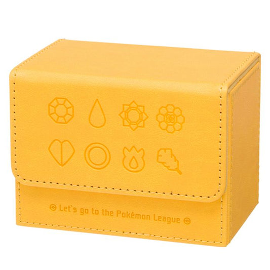 フリップデッキケース『GYM BADGES KT YELLOW』【サプライ】{-}[supply]