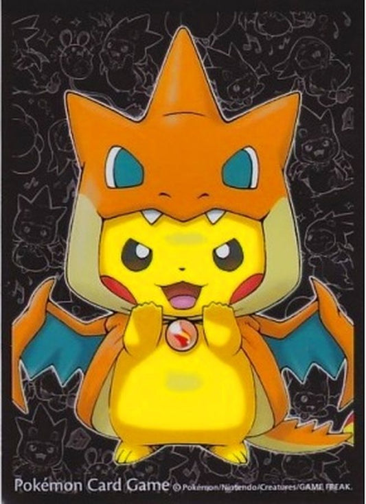 デッキシールド『黒枠/ポケモンセンターメガトウキョーのピカチュウ※』32枚入り【サプライ】{-}[supply]