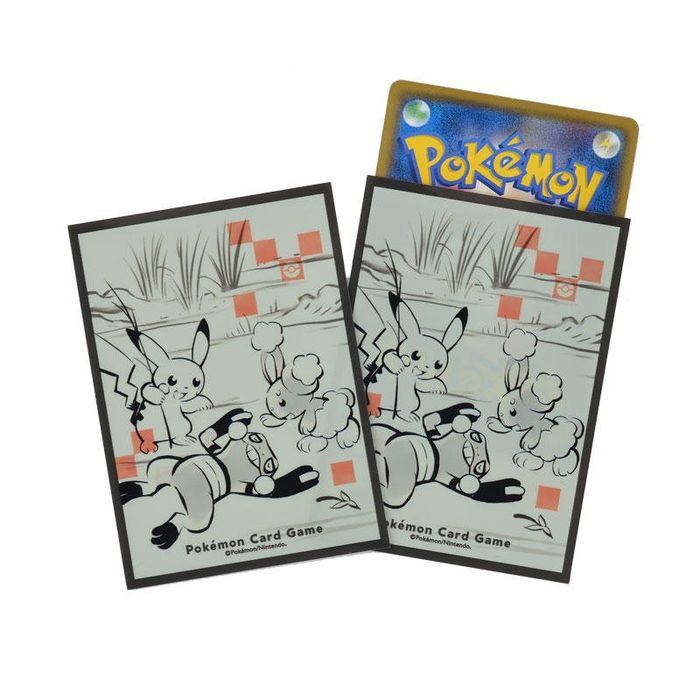 デッキシールド『ぽけもん戯画』64枚入り【サプライ】{-}[supply]