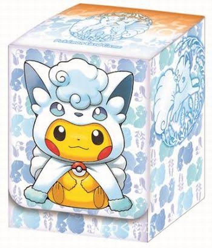 デッキケース『アローラロコン＆ロコンポンチョのピカチュウ(スペシャルBOX)』【サプライ】{-}[supply]