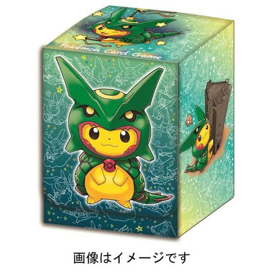 デッキケース『レックウザポンチョを着たピカチュウ』【サプライ】{-}[supply]