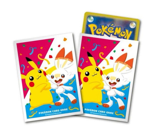 デッキシールド『ピカチュウとヒバニー(セブンネット限定スターターセット)※』64枚入り【サプライ】{-}[supply]