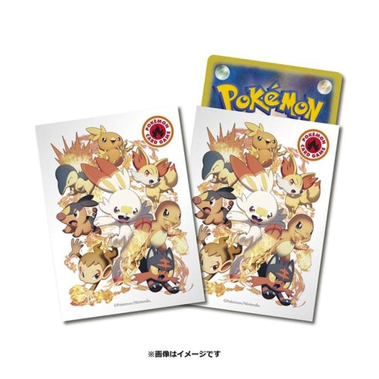 デッキシールド『タイプファイターズ 炎』64枚入り【サプライ】{-}[supply]