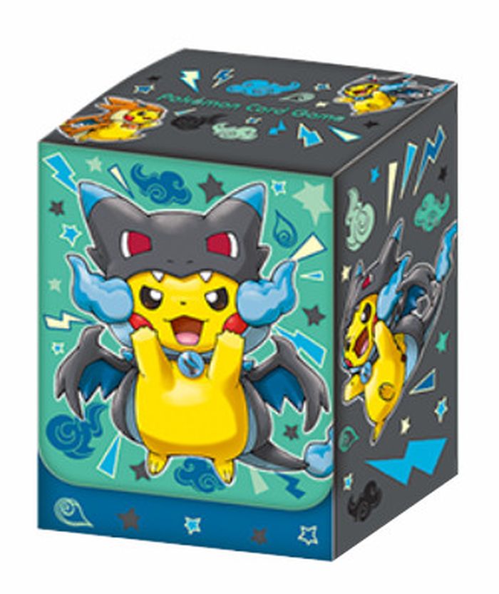 デッキケース『メガリザードンXのポンチョを着たピカチュウ(スペシャルBOX)』【サプライ】{-}[supply]