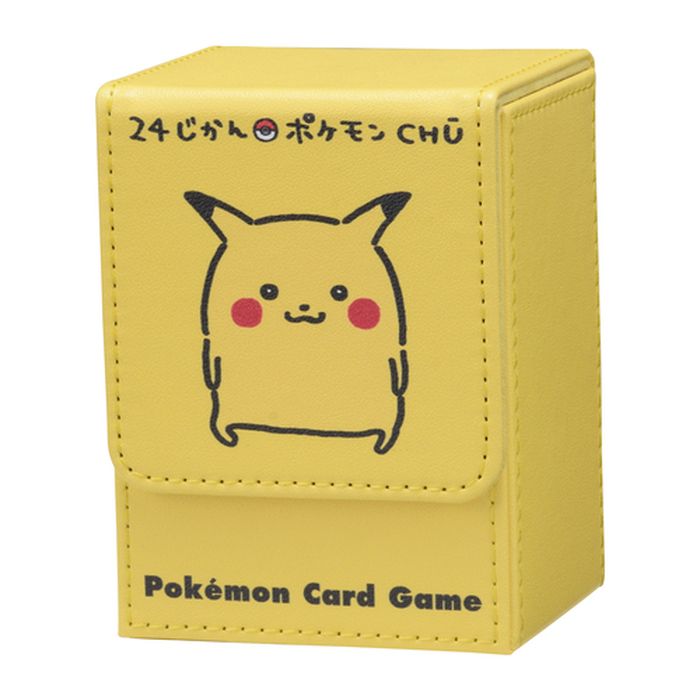 フリップデッキケース『24じかんポケモンCHU ピカチュウ』【サプライ】{-}[supply]