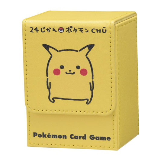 フリップデッキケース『24じかんポケモンCHU ピカチュウ』【サプライ】{-}[supply]