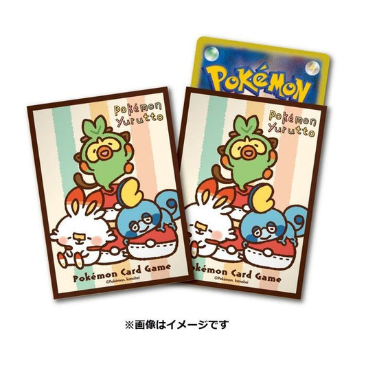 デッキシールド『Pokemon Yurutto クッションでまったり』64枚入り【サプライ】{-}[supply]