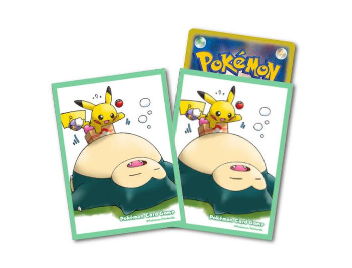 デッキシールド『カビゴン＆ピカチュウ(定期便2020年9月〜11月分)※』64枚入り【サプライ】{-}[supply]