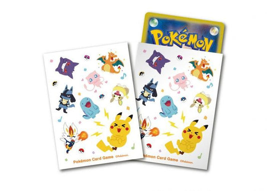 デッキシールド『Pokemonぴかぴかフレンズ 総柄』64枚入り【サプライ】{-}[supply]