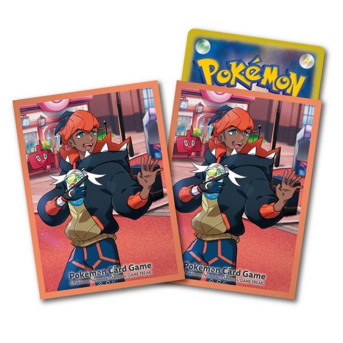 デッキシールド『キバナ POKEMON TRAINERS Off Shot!※』64枚入り【サプライ】{-}[supply]