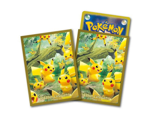 デッキシールド『ピカチュウの森 ver.2』64枚入り【サプライ】{-}[supply]