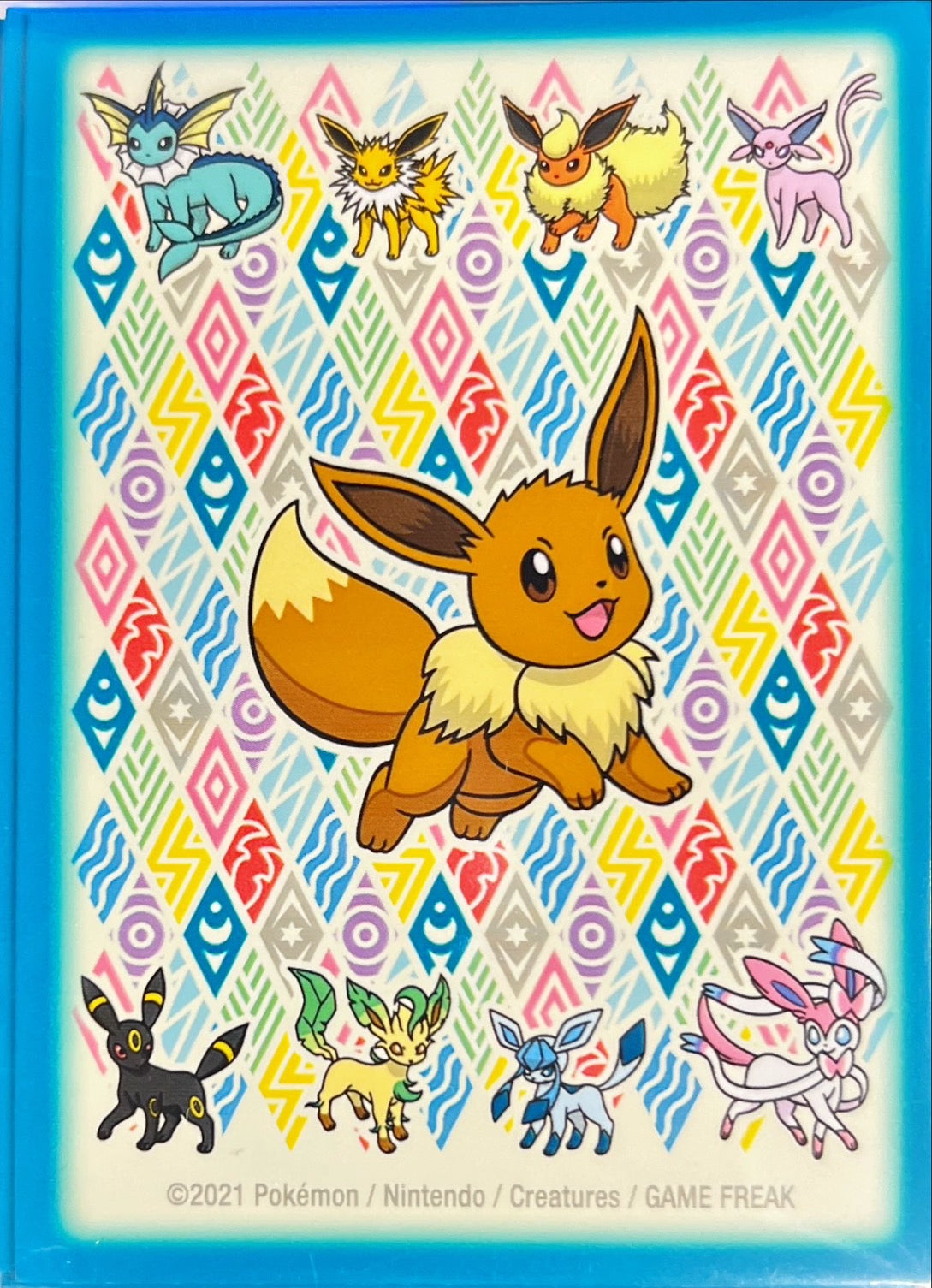 デッキシールド『海外/EEVEE PRISMATIC(青枠)※』65枚入り【サプライ】{-}[supply]