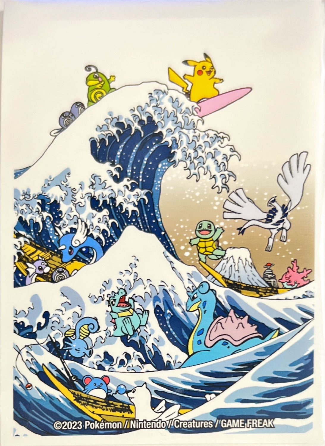 デッキシールド『GREAT WAVE PIKACHU&FRIENDS(海外限定)※』65枚入り【サプライ】{-}[supply]