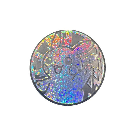 コイン『ピカチュウ(左手上げ/銀:ドット)』【サプライ】{-}[supply]