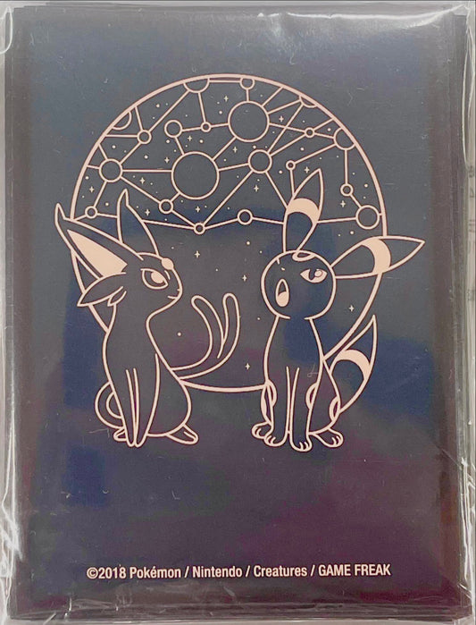デッキシールド『海外/エーフィ&ブラッキー(黒枠)※』65枚入り【サプライ】{-}[supply]