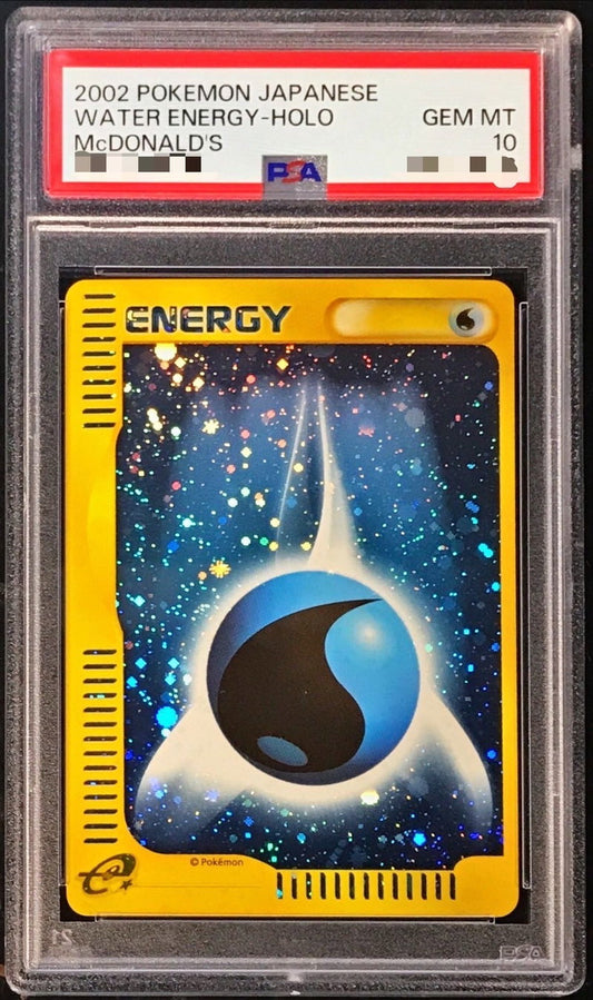 〔PSA10鑑定済〕基本水エネルギー(ポケモンカードeキラ)【-】{-}[PSA]