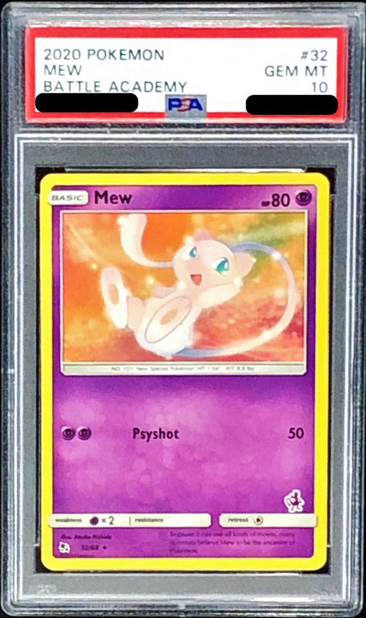 〔PSA10鑑定済〕ミュウ(英語版)【-】{32/68}[PSA](Mew)
