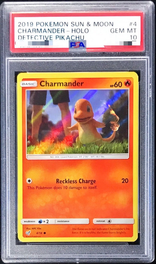 〔PSA10鑑定済〕ヒトカゲ(英語版)【-】{45400}[PSA](Charmander)