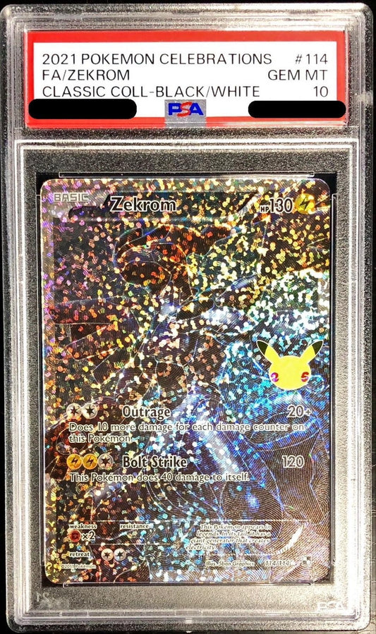 〔PSA10鑑定済〕ゼクロム(25th/英語版)【-】{114/114}[PSA](Zekrom)