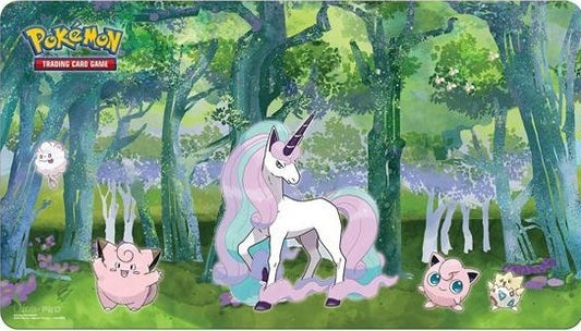 プレイマット『海外/ガラルギャロップ＆ピッピ＆ペロッパフ＆プリン＆トゲピー(PoKeMoNロゴ)※』【サプライ】{-}[supply]