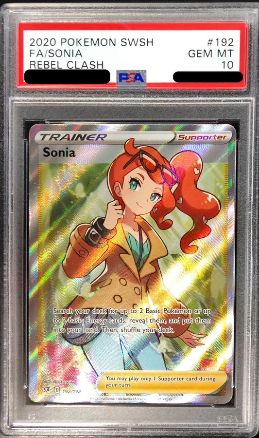 〔PSA10鑑定済〕ソニア(SR仕様/英語版)【-】{192/192}[PSA]