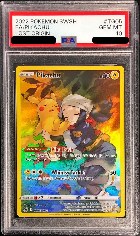 〔PSA10鑑定済〕ピカチュウ(CHR仕様/英語版)【-】{TG05/TG30}[PSA](Pikachu)