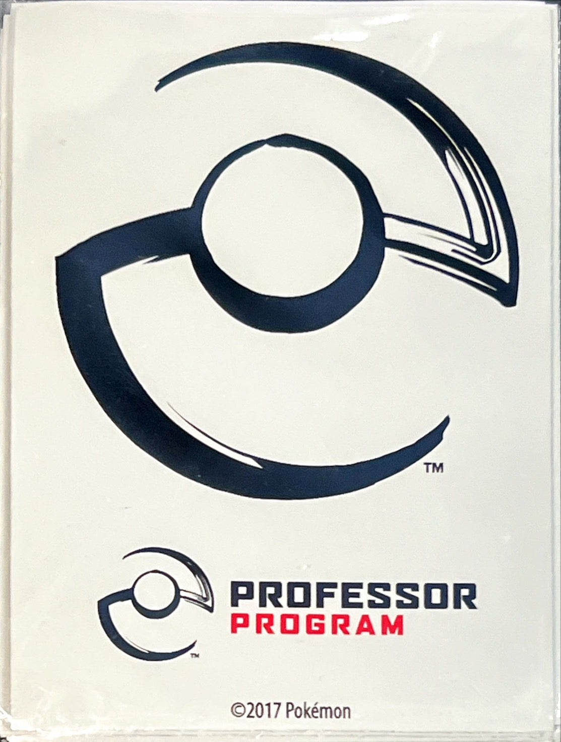 デッキシールド『海外/PROFESSOR PROGRAM(グレー)※』65枚入り【サプライ】{-}[supply]