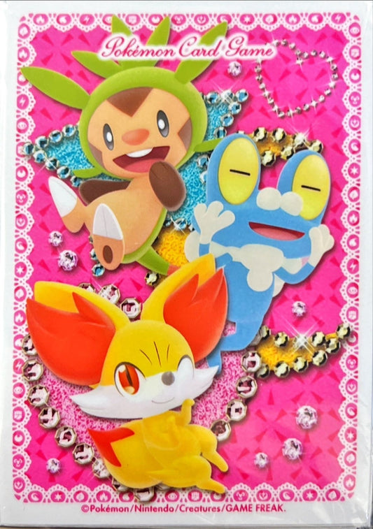 デッキシールド『ハリマロン＆フォッコ＆ケロマツ(はじめてセット)』32枚入り【サプライ】{-}[supply]