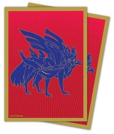 デッキシールド『海外/ザシアン(赤背景)※』65枚入り【サプライ】{-}[supply]