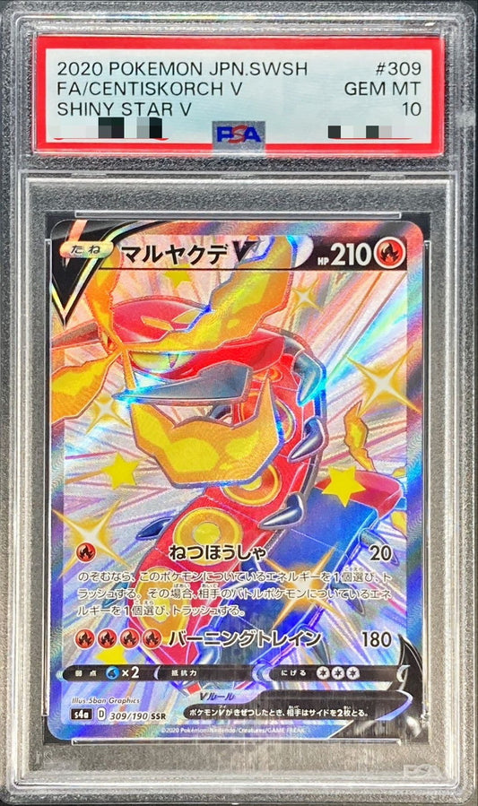 〔PSA10鑑定済〕マルヤクデV【SSR】{309/190}[PSA](Sizzlipede)SSR