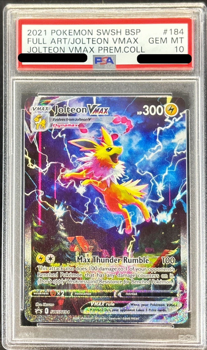 〔PSA10鑑定済〕サンダースVMAX(英語版/SA仕様)【SR】{SWSH184}[PSA](Jolteon)SR