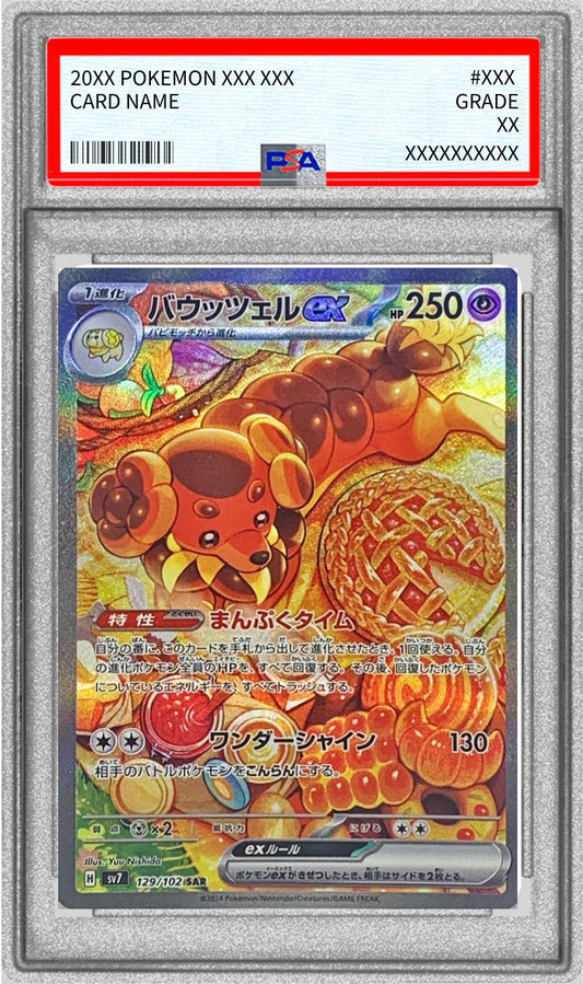 〔PSA10鑑定済〕バウッツェルex【SAR】{129/102}[PSA](Dachsbun)SAR