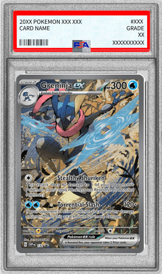 〔PSA10鑑定済〕ゲッコウガex(SAR仕様/英語版)【P】{132}[PSA](Greninja)