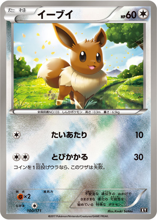 イーブイ(ミラー/ハイクラスパック仕様)【-】{100/171}[XY](Eevee)