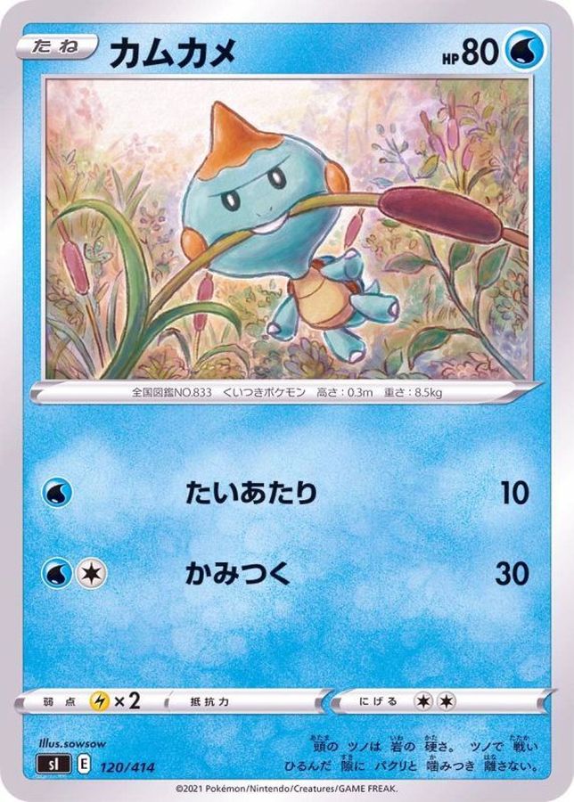 カムカメ【-】{120/414}[SI](Chewtle)