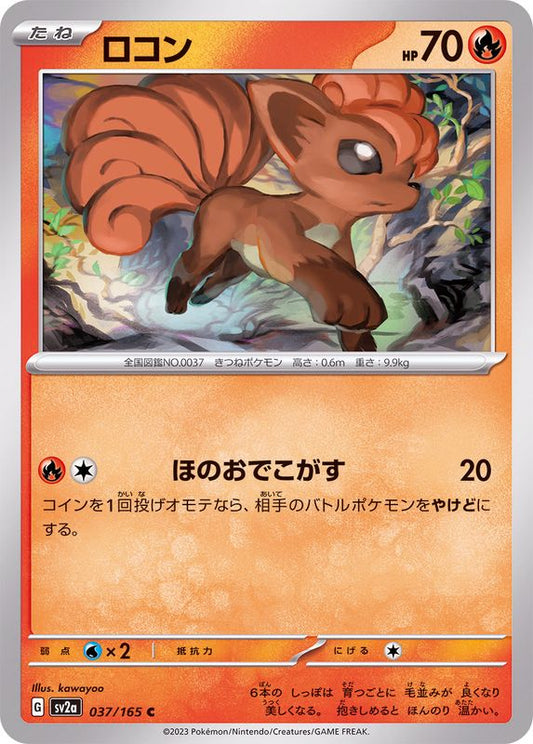 ロコン【C】{037/165}[SV2a](Vulpix)