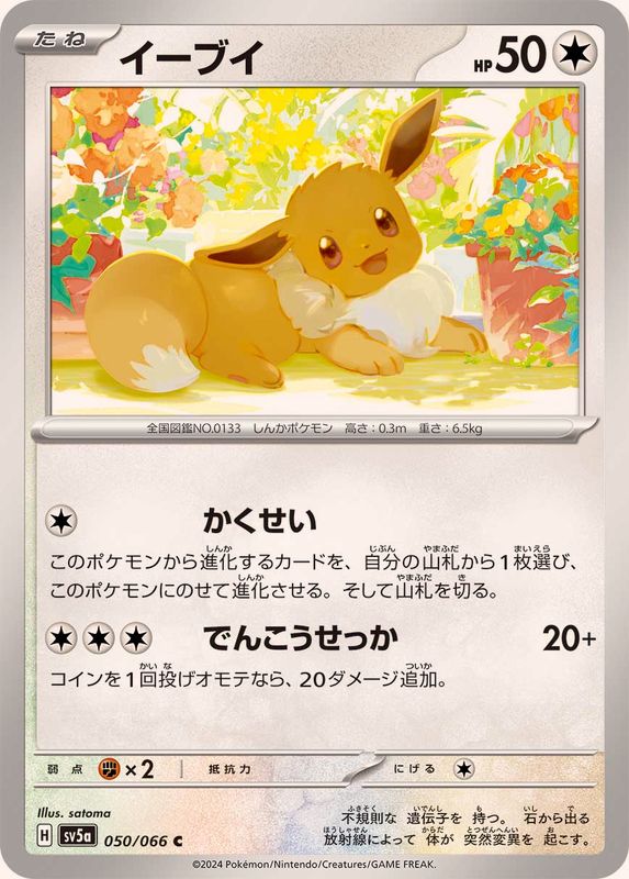 イーブイ【C】{050/066}[SV5a](Eevee)