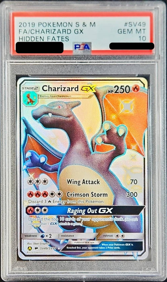 〔PSA10鑑定済〕リザードンGX(SSR仕様/英語版)【-】{SV49/SV94}[PSA](Charmeleon)SR