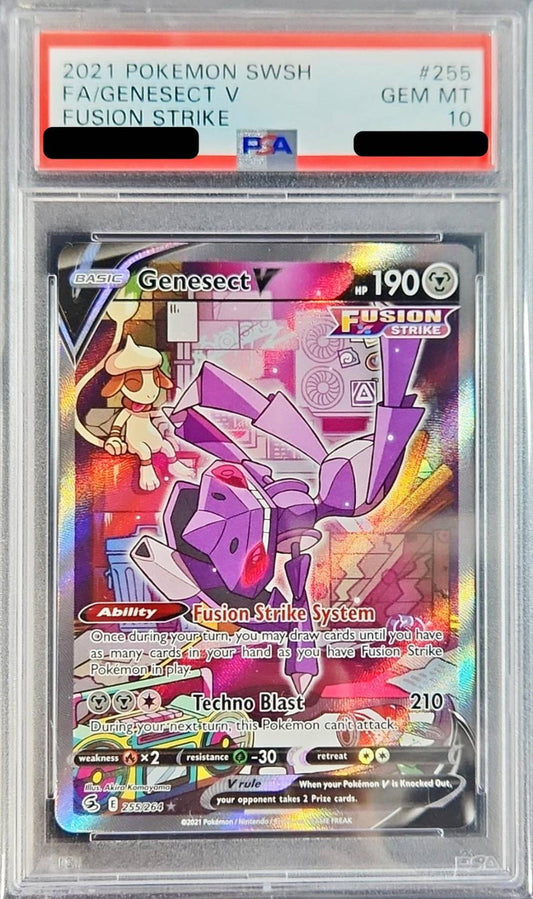 〔PSA10鑑定済〕ゲノセクトV(SA仕様/英語版)【-】{255/264}[PSA](Genesect)