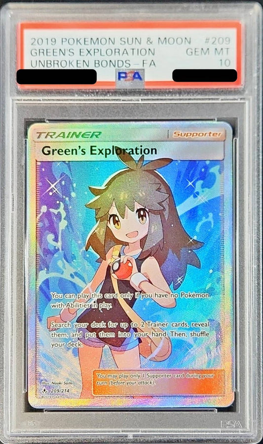 〔PSA10鑑定済〕ブルーの探索(SR仕様/英語版)【-】{209/214}[PSA]