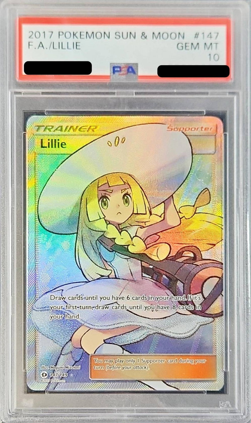 〔PSA10鑑定済〕リーリエ(SR仕様/英語版)【-】{147/149}[PSA]